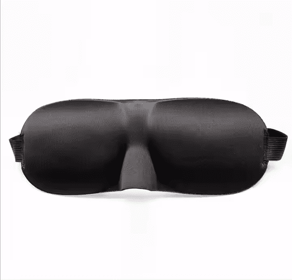 3D Black - Contoured Eye Sleep Mask