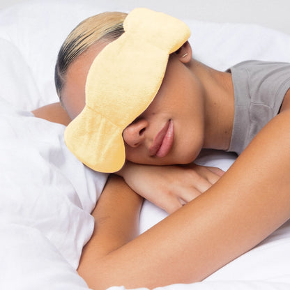 nodpod eye mask yellow