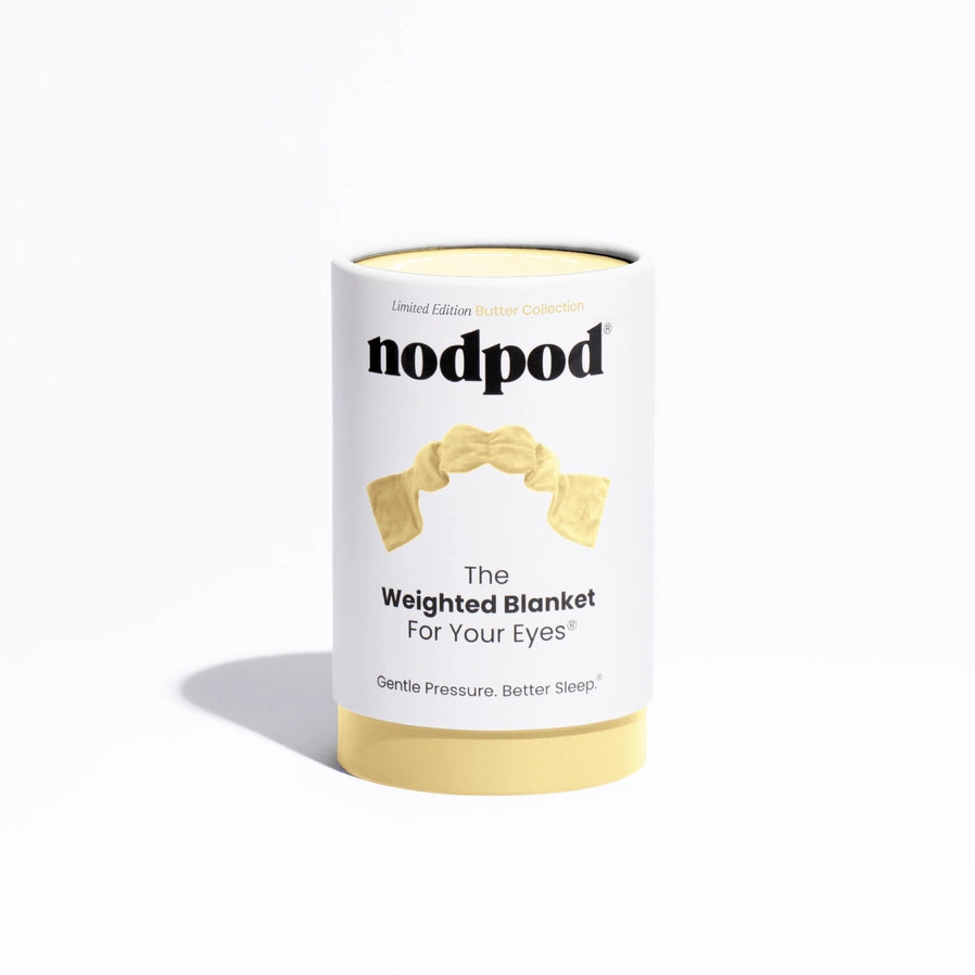Nodpod yellow weighted eye mask