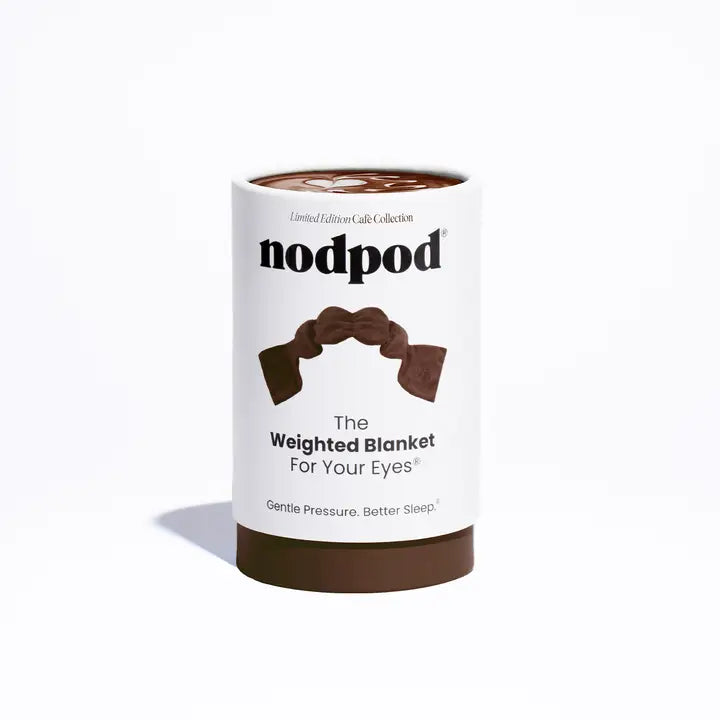 Nodpod Espresso Weighted Eye Mask-Café Collection