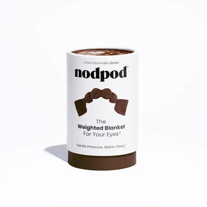 Nodpod Espresso Weighted Eye Mask-Café Collection
