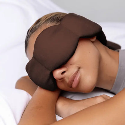 Nodpod Espresso Weighted Eye Mask-Café Collection