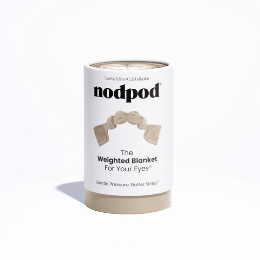 Nodpod Latte Weighted Eye Mask - Café Collection