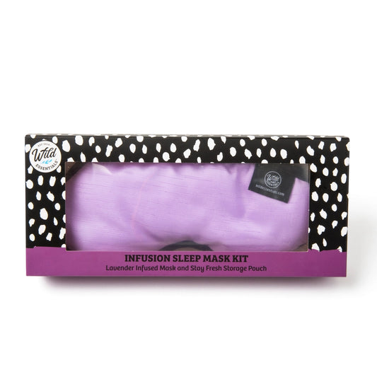 Lavender Infused Sleep Mask with Storage Pouch