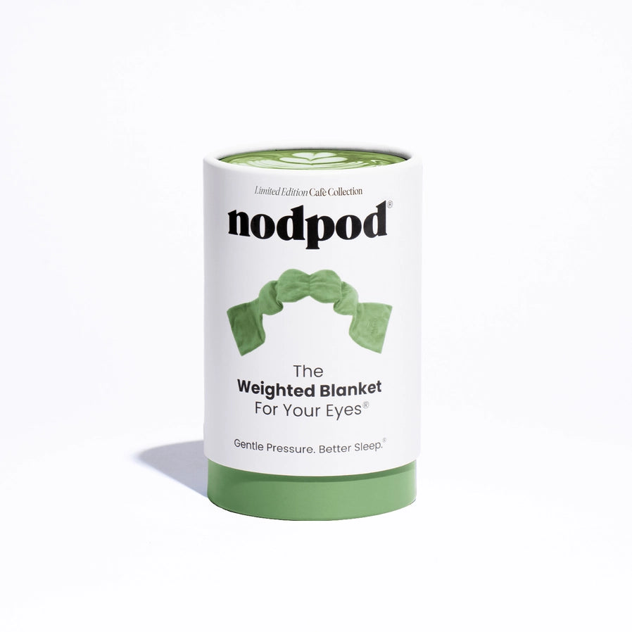 Nodpod Matcha Weighted Sleep Mask-Café Collection