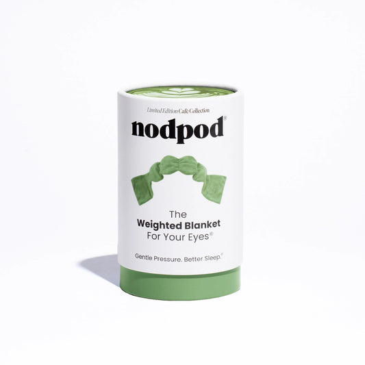 Nodpod Matcha Weighted Sleep Mask-Café Collection