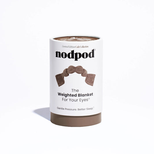 Nodpod Mocha Weighted Sleep Mask-Café Collection