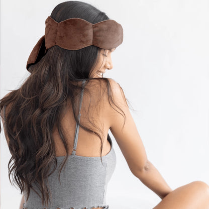 Nodpod Mocha Weighted Sleep Mask-Café Collection