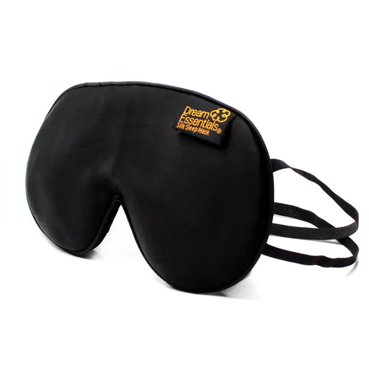 Ultra Silk 360 Sleep Mask, 100% Mulberry Silk - Black
