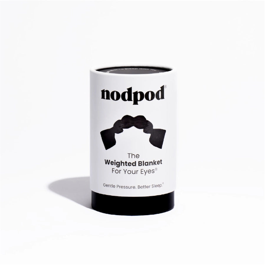 black nodpod weighted eye mask