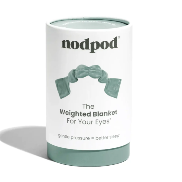 noddpod sage green weighted eye mask