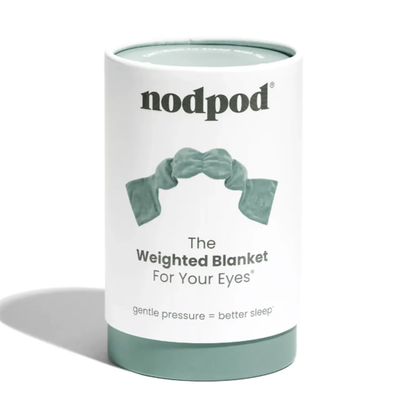 noddpod sage green weighted eye mask